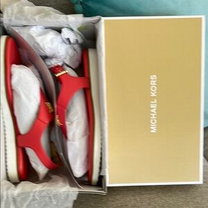Michael Kors Salmon Red Sandals